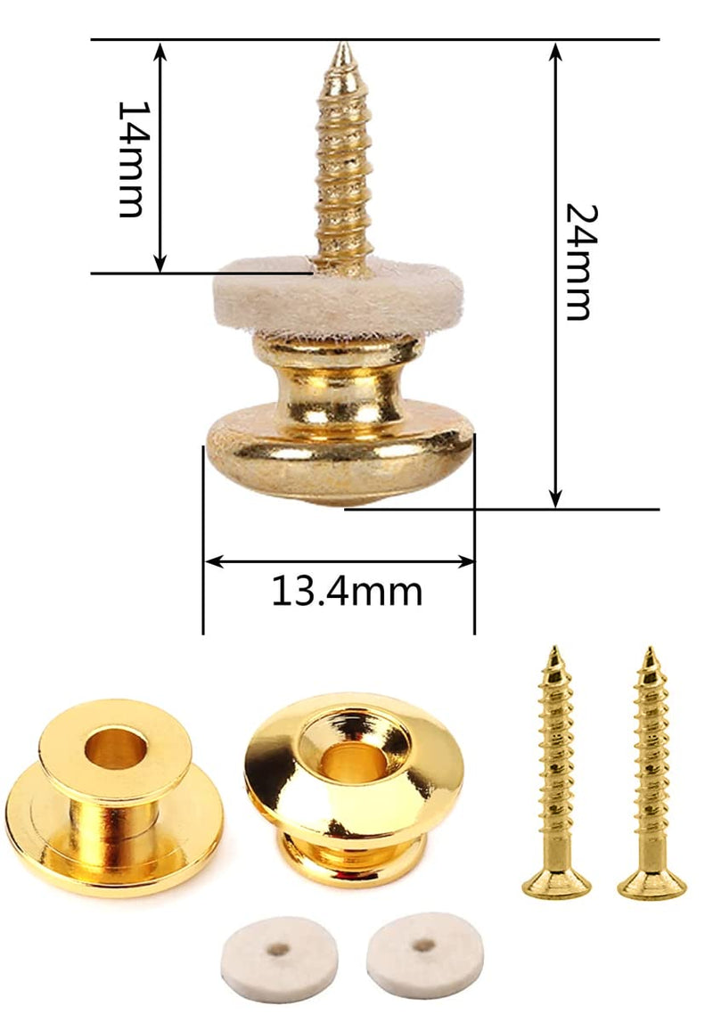 Complete 3 String Box Guitar Replacement Part inclued Saddle Bridge Tuning Pegs Keys Control Knobs Strap Locks Screws Washers Gold-plated