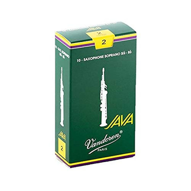 Vandoren SR303 Soprano Sax JAVA Reeds Strength 3; Box of 10