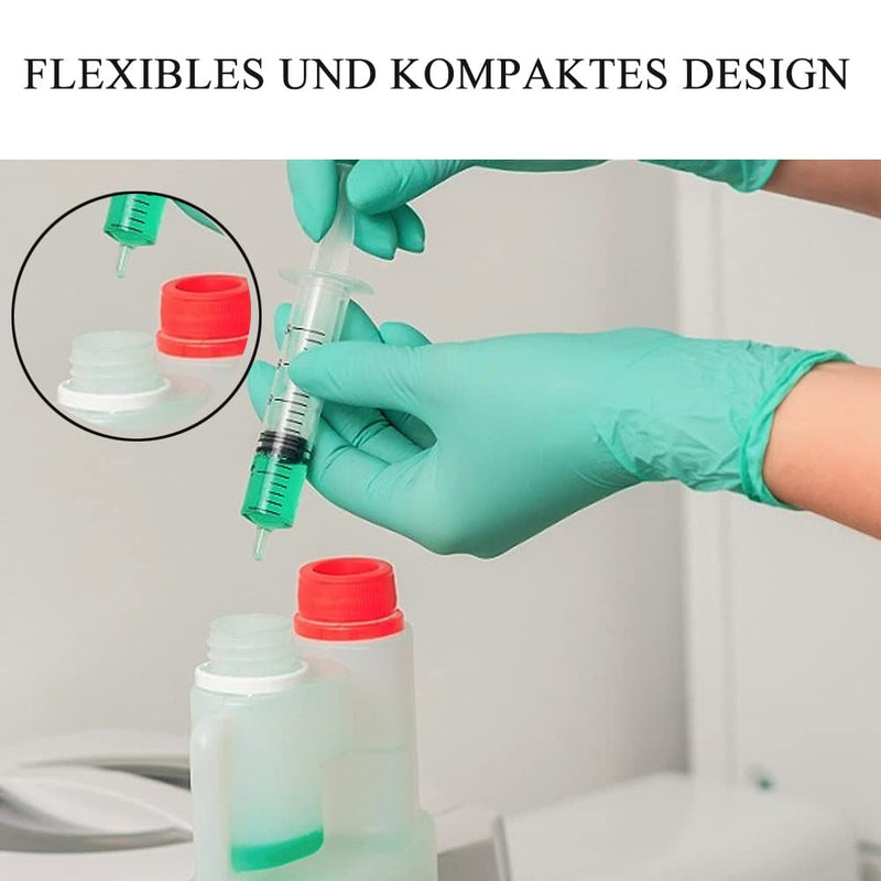 KOMUNJ Large Plastic Syringe with 1 Hose for Engine Oil Liquid Animal Feeding Experiments Industrial Use (60 ml) 60 ml