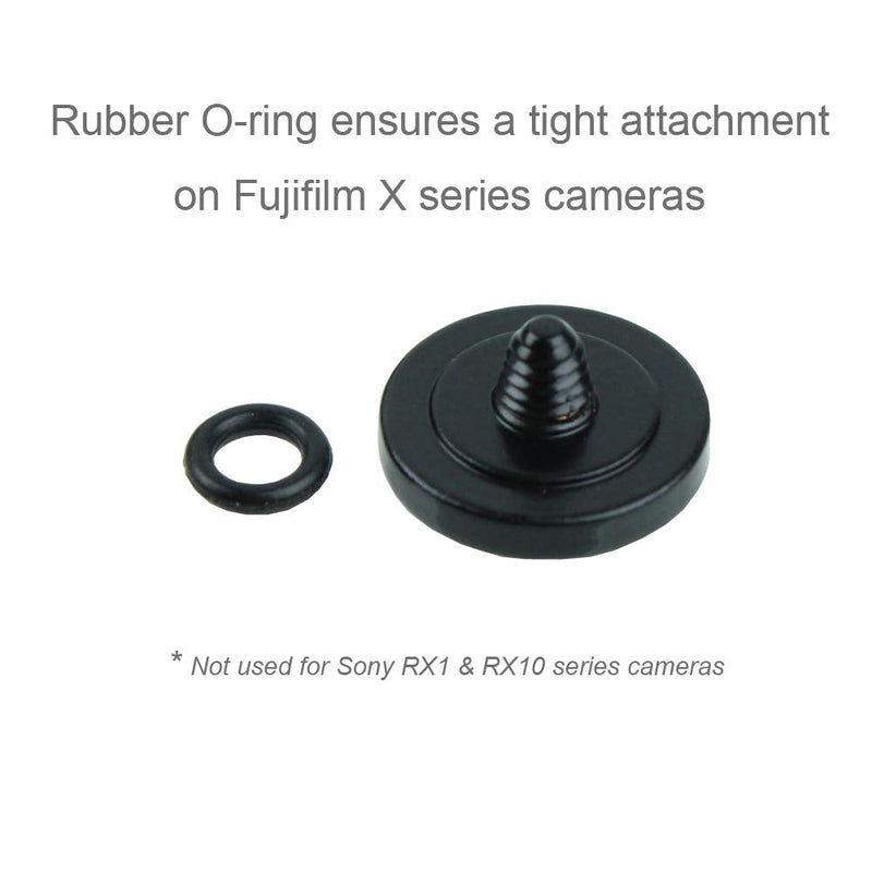 Foto&Tech Soft Shutter Release Button Compatible with Fuji Fujifilm X-T5 X-T4 X-T3 X-T30 X-T30 II X-T20 X-PRO3 X100V X100F X-E4 X-E3 RX1R II RX10 IV III Leica M9 Nikon Df F3 (3 Pieces, Black) 3PC