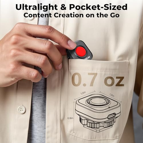 AODELAN Wireless Camera Video Record Button for Top/Side Handle