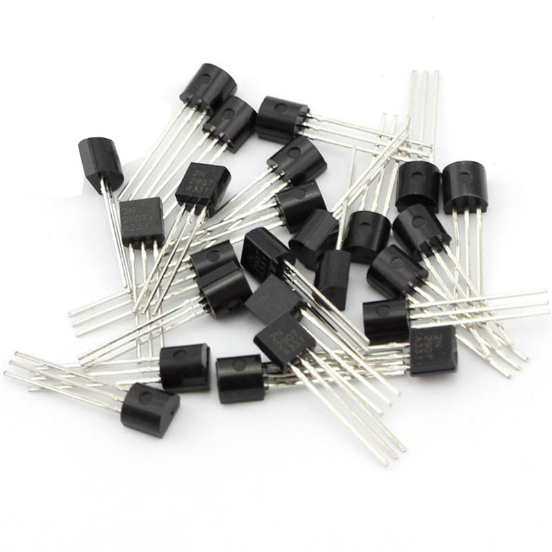 BJT Transistor Assortment Kit, Power Transistor Assortment Kit, Transistor Set, 200 Pieces, with Storage Box, BC337 BC327 2N2222 2N2907 2N3904 2N3906 S8050 S8550 A1015 C1815