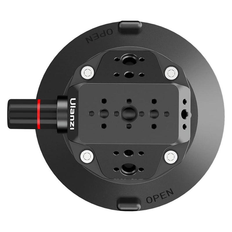 ULANZI SC-02 Strong 4.5-inch Suction Cup and Ball Head Arm Mount for Action/Digital Cameras up to 3KG
