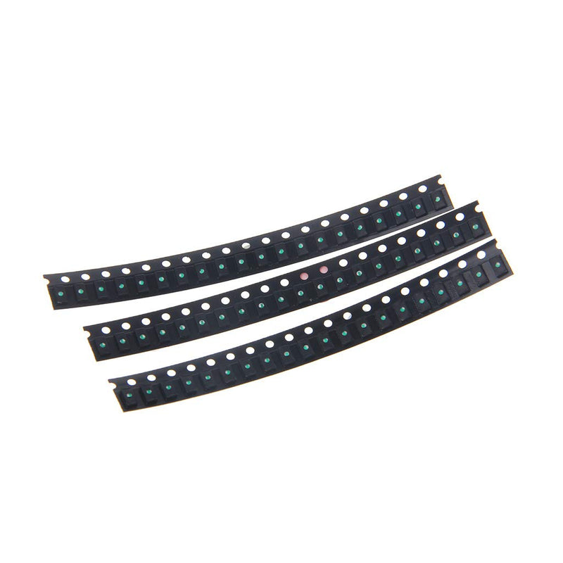 BIlinli 100 Pieces 5 Colours 1206 SMD LED Light Red White Green Blue Yellow Assotment Kit