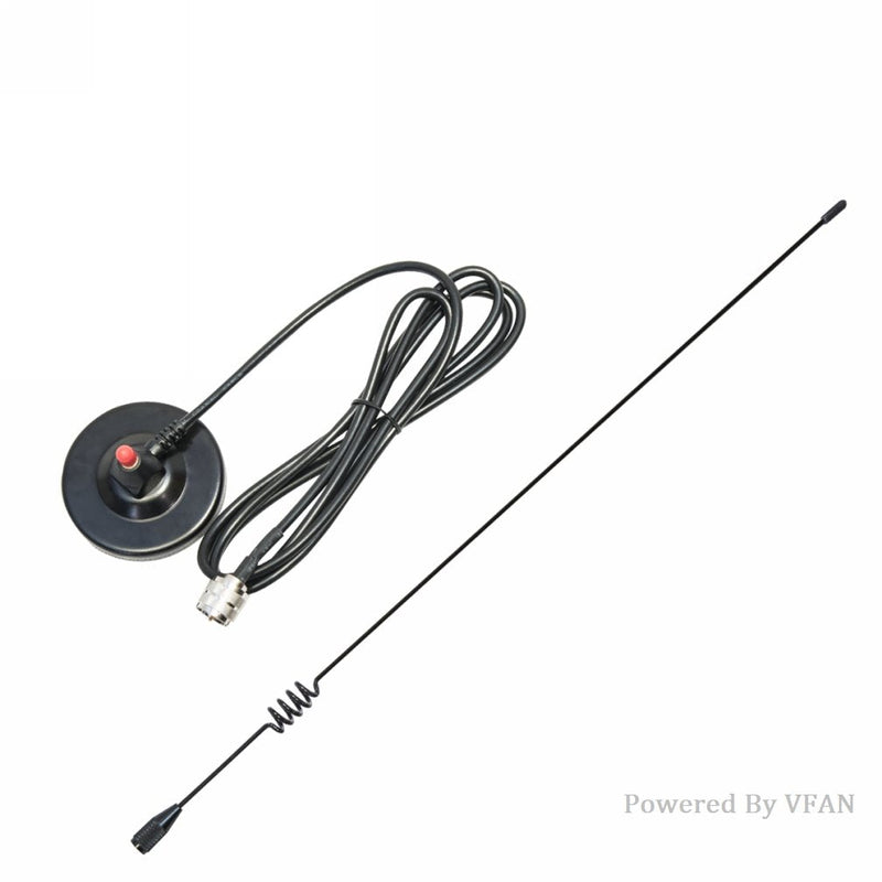 [AUSTRALIA] - Dualband Antenna 2meter 70cm Mobile VHF/UHF Ham Radio (137-149, 437-480 Mhz) Mag Mount Magnet Base PL-259 Connector, 10 Ft RG58 Cable 
