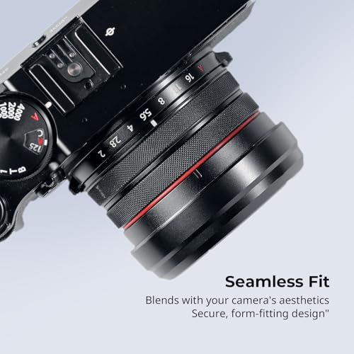 SMALLRIG UV Filter with Lens Hood Kit for FUJIFILM X100VI / X100V, UV Filter with 99% Light Transmission, Anti-Flare & Anti-Ghosting, Lens Hood in Aluminum Alloy, Black - 5850