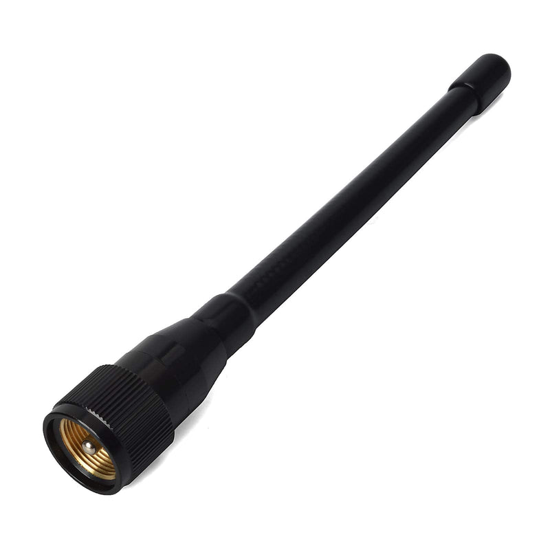 UAYESOK Small VHF Marine Antenna, Stubby Boat Antenna | 16.4ft RG-58 Coaxial Cable, L-Mount Bracket, Easy to Install