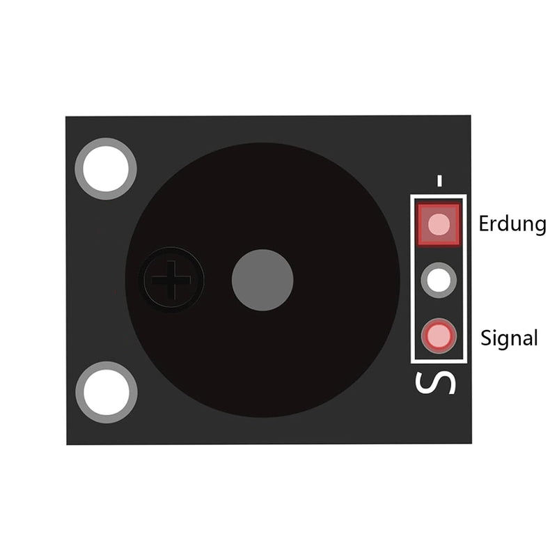 [AUSTRALIA] - GERUI 4 x KY-006 Passive Piezo Buzzer Alarm Module Compatible with Arduino and Raspberry Pi 