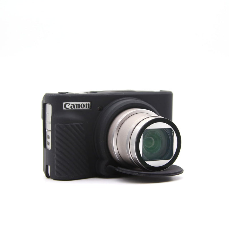 [AUSTRALIA] - MUZIRI KINOKOO SX730 SX740 Camera Case, Soft Silicone Case for Canon PowerShot SX740/SX730 HS Camera - Anti-Scratch Slim Fit Lightweight Protective Case - Black 