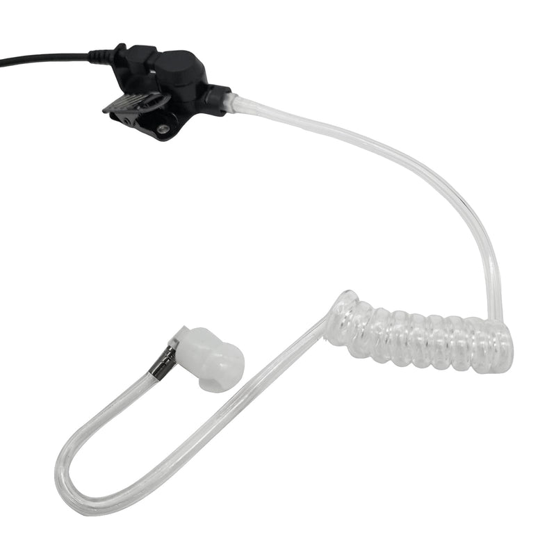 Two Way Radio Ear Set Headset Headphone Ear Piece Earpiece with Ptt Mic Compatible for Motorola clp 1010e 1080e clp1010e clp1080e Walkie Talkie(Acoustic Tube)