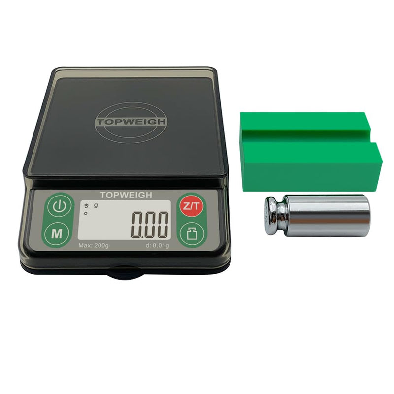 Arrow Scale with Arrow Holder, Arrow Grain Scale, Easy to Read, 3086 Grains x 0.1gn, 200 Grams by 0.01g, Large Backlight Display, 6 Weighing Units, Included Calibration Weight, Batteries