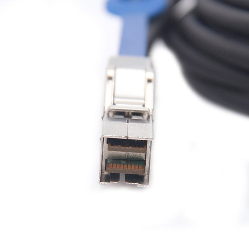 12G Mini SAS HD SFF-8644 to SFF-8644 SAS3.0 Cable for Hard Disk Server, SAN, Raid Card, 100-Ohm, 2-m(6.6ft) 2m 1