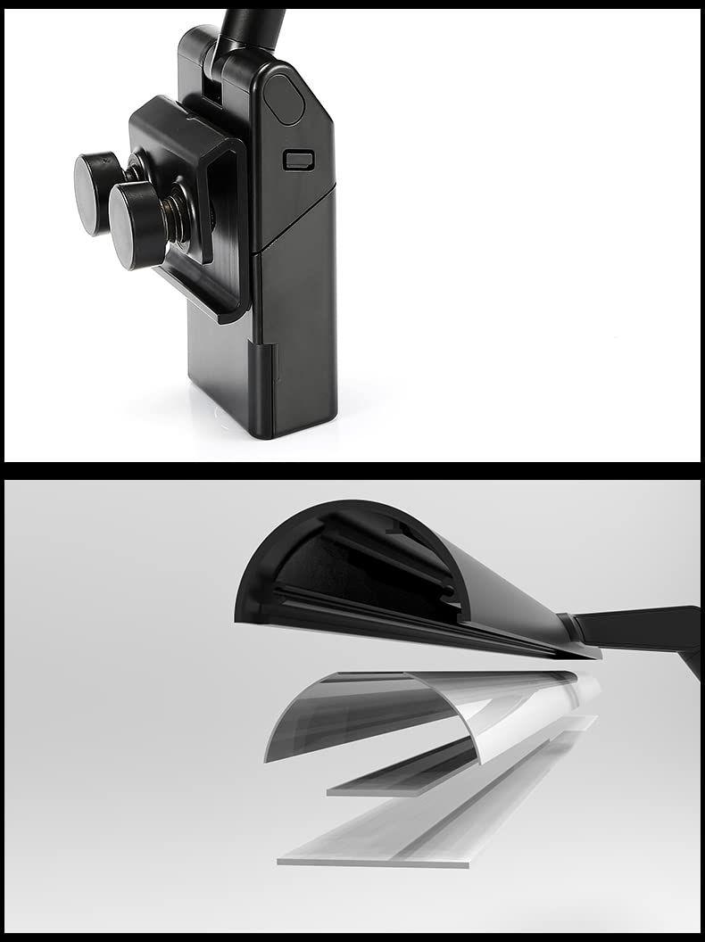 Music Stand Lights LED Clip On Light Rechargeable Built-in 4000mAh Lithium Battery Operated USB-C Eye-care Clamp Lamp Foldable for Sheet Music