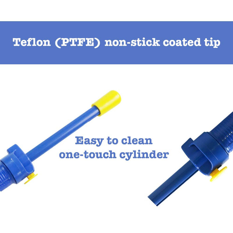 [AUSTRALIA] - Belmaks Desoldering Wick Vacuum Pump Soldering Suction Remover Kit Hand Tool for Vacuum Large Deluxe Series Blue Teflon Tip Anti-Static 33 cm Length 