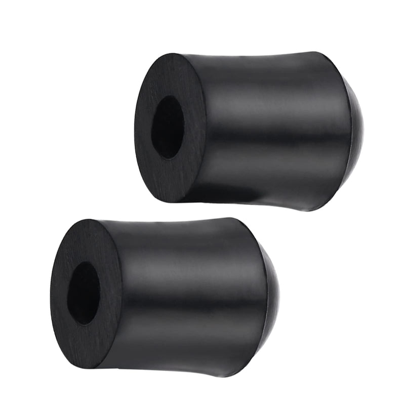 Double Bass Endpin Rubber Tip Stopper, 2PCS Rubber Tip for 1/4 Size String Bass Endpin Protector End Pin Cap Accessory (Inner Diameter: 9.5mm)
