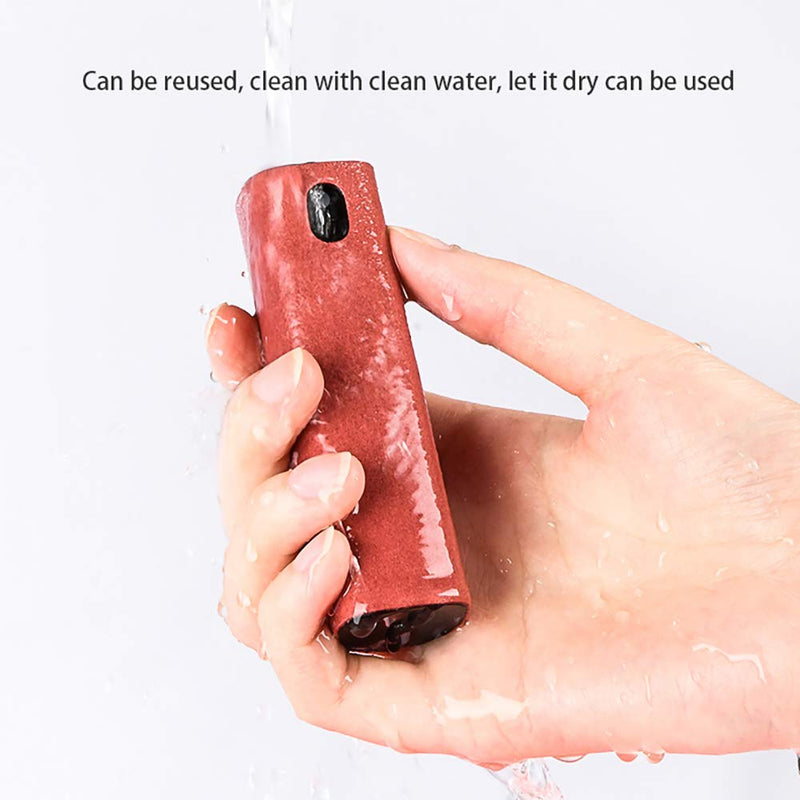 YTT Screen Cleaner, All-in-One Spray & Wipe Cleaner, with Transparent Protective Shell for All Phones, Laptop and Tablet Screens (Pink) Pink