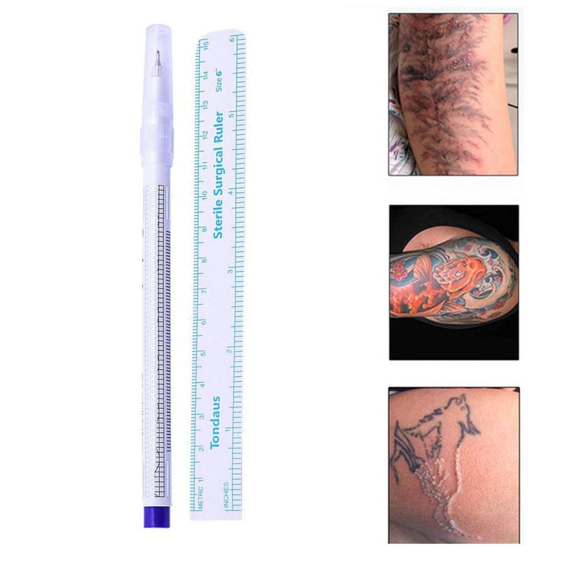 zalati Pack of 10 Skin Marker Accessories Eyebrow Tattoo Piercing Positioning