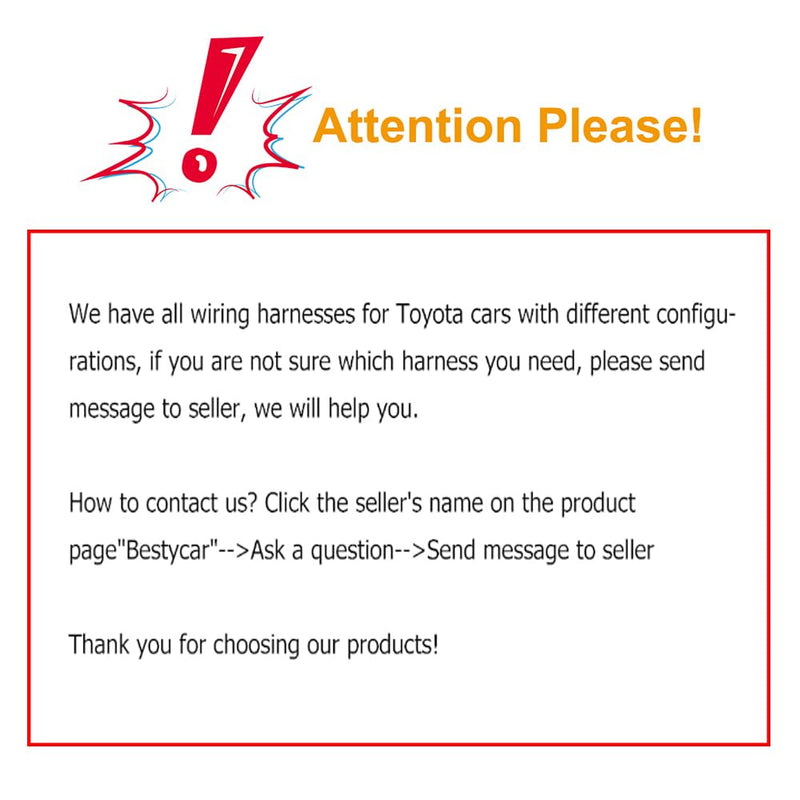 16pin Car Radio Stereo Power Wiring Harness fit for Toyota Camry Sienna Corolla Avalon Tacoma 2018+ RAV4 2020 Supports Factory JBL Amplifier OEM Backup Camera
