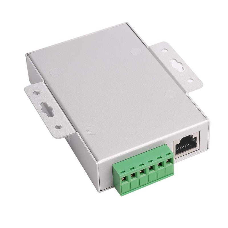 DTECH Bi-Directional Active RS232 to RS485 RS422 Serial Converter with Surge Protection 600W 15KV ESD DB9 to RJ45 Phoenix Contacts Adapter Power Supply TX RX LEDs for Long Haul Data Communication