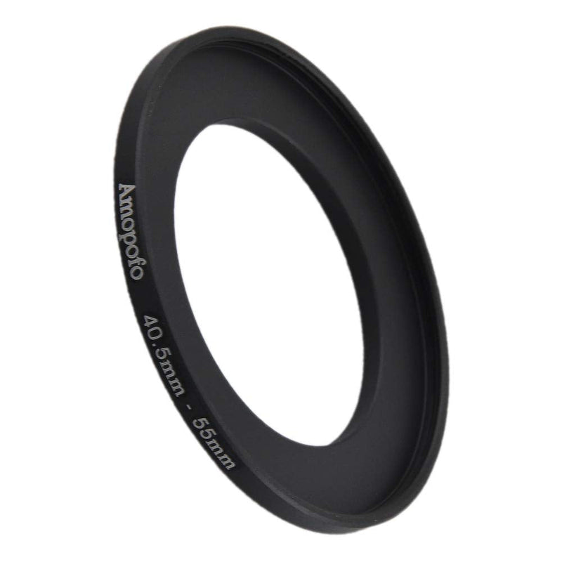Universal 40.5-55mm/4.5mm to 55mm Step Up Ring Filter Adapter for UV,ND,CPL,Metal Step Up Ring Adapter