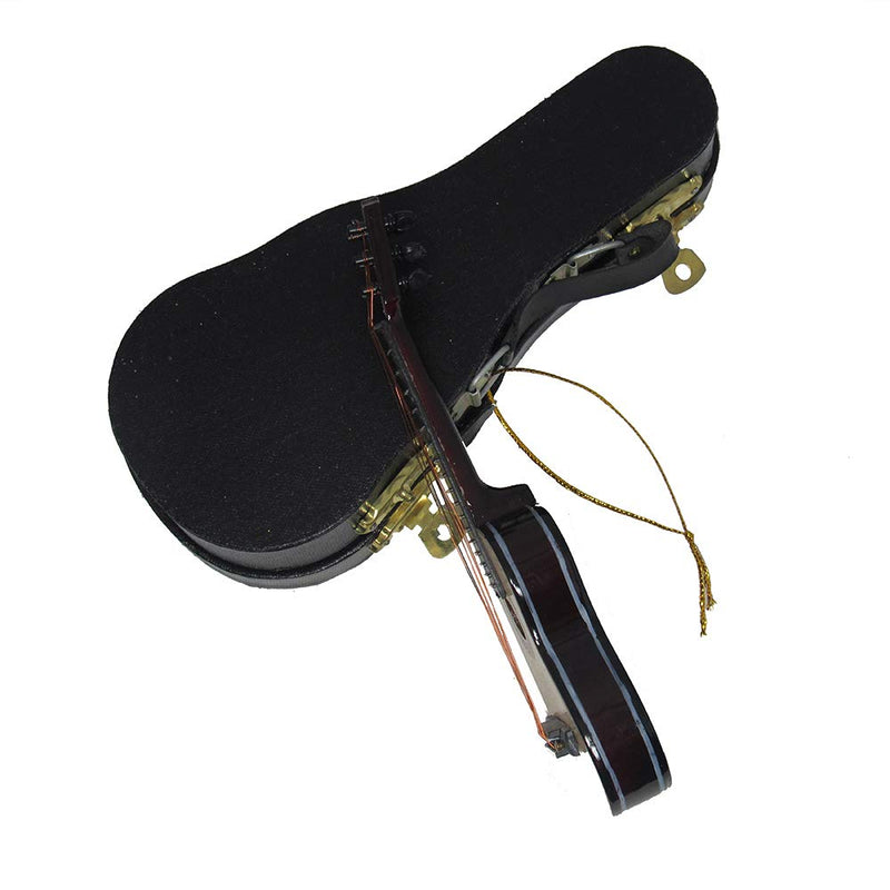 [AUSTRALIA] - Kurt Adler J4544 5.52" Wood Pearlized Guitar Ornament Multi Color 