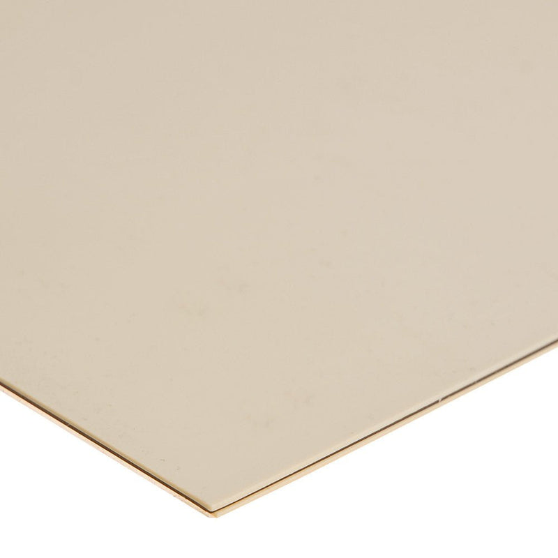 [AUSTRALIA] - 3 Ply Guitar Pickguard 29x43cm DIY Blank Guitar Bass Pickguard Scratch Plate Material Sheet for Strat Tele Electric Guitar Jazz Precision Bass (Cream) 
