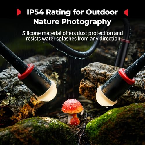 SmallRig RM 03 Macro Photography Bendy LED Light for Close-Up Work, 5-Color