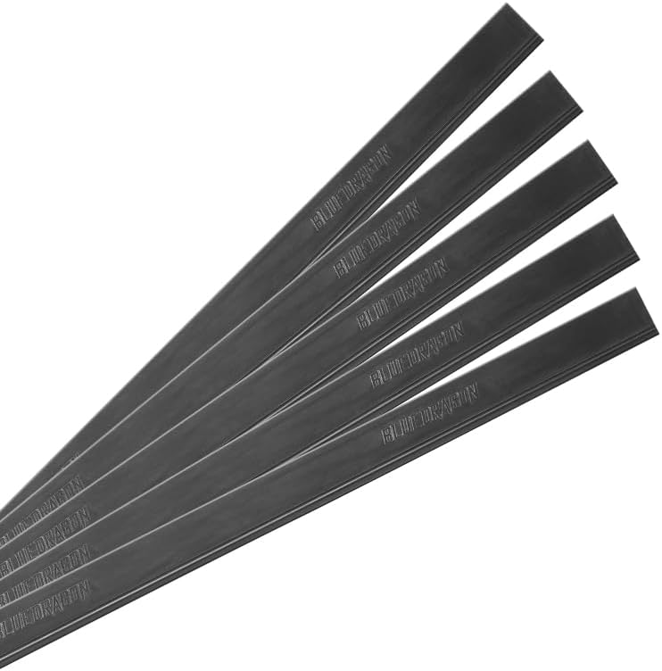 BlackDiamond Round Top Soft Squeegee Rubber 12 Pack - 18 Inch