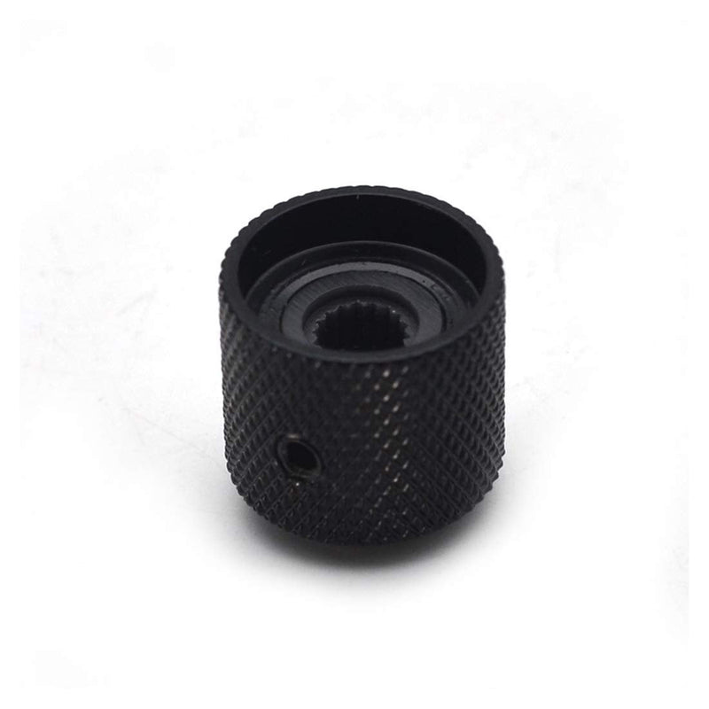 Set of 3 Black Metal Guitar Control Knob, Guitar Volume Tone Control Dome Knobs, Tele Telecaster or Guitar Bass Replacement Parts