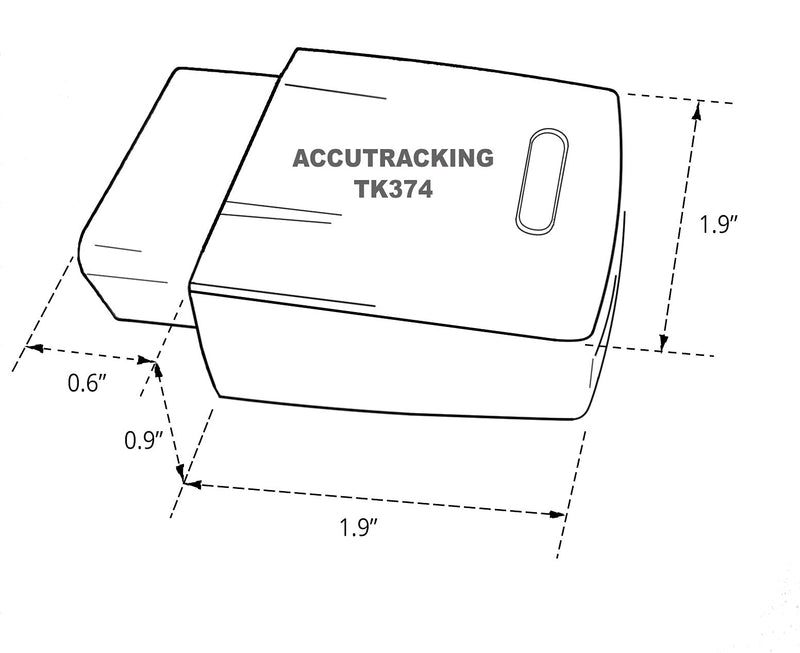 AccuTracking VTPLUG TK374 GPS Tracker for Vehicles - 4G LTE OBD GPS Tracker for Car Truck Fleet Teen Driver, Diagnostic, No Activation Fee, No Cancellation Fee, No Re-Activation Fee