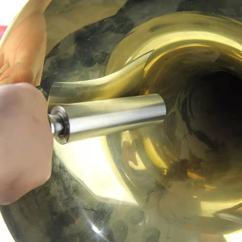 Jiayouy Metal Bell Mouth Truing Tool Roller Dent Remover for Trumpet Horn Saxophone Brass Instrument