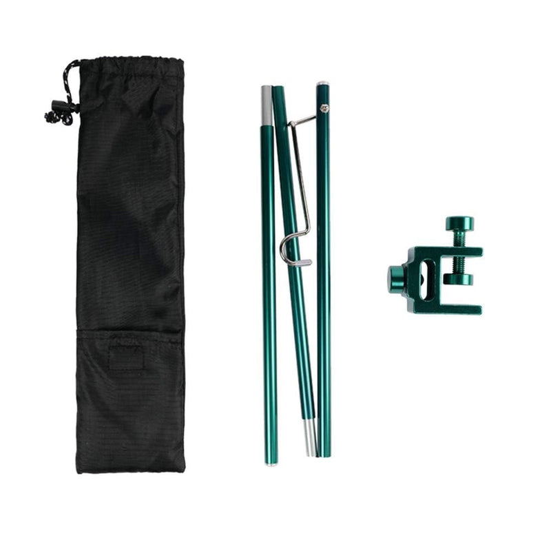 Foldable Infusion Stand Medical Liquid Hook Rack Aluminium Stand Infusion Stand for Home/Hospital/Clinic, Portable Infusion Stand with Practical Packaging (Dark Green) dunkelgrün