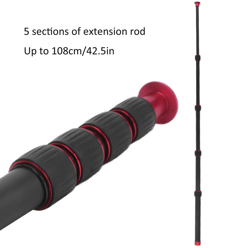 Camera Monopod, Professional 33.5-108cm/13.2-42.5in Aluminum Alloy Monopod Universal 1/4Screw Tripod Extension Rod for Tripod Monopod Length Extension