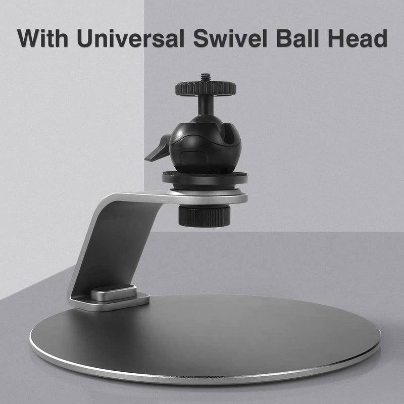 Projector Stand with Universal Swivel Ball Head Screw Table Mobile Projector Mount Aluminum Alloy Removable Adjustable Projectors Bracket Liboer … With Swivel Ball Head
