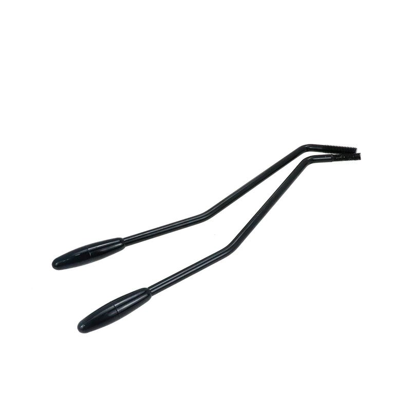 [AUSTRALIA] - 2pcs 6mm & 5mm Thread Tremolo Arm Whammy Bar with Tip Electric Guitar Metal Single Tremolo Arm, Black 2 black 