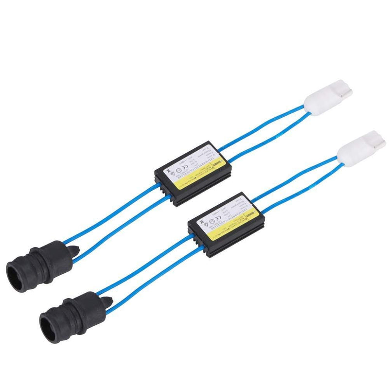 EVGATSAUTO Decoder LED Signal Lights, 2 Pieces T10 LED Warning Canceller Adapter Headlight Error Free Decoder Device Resistor