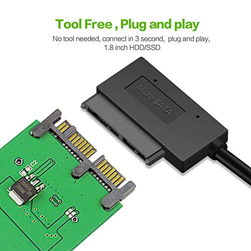 Xiwai USB 3.0 to mSATA 50Pin SSD & 1.8" Micro SATA 7+9 16pin Adapter Add on Cards PCBA