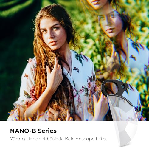 K&F CONCEPT 79mm Handheld Subtle Kaleidoscope Filter