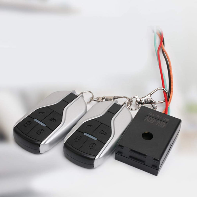 [AUSTRALIA] - Garneck Motorcycle Anti Security Alarm System with Double Remote Waterproof for 48V 60V 64V 72V Scooter Bicycle - Remote Control Random Style 