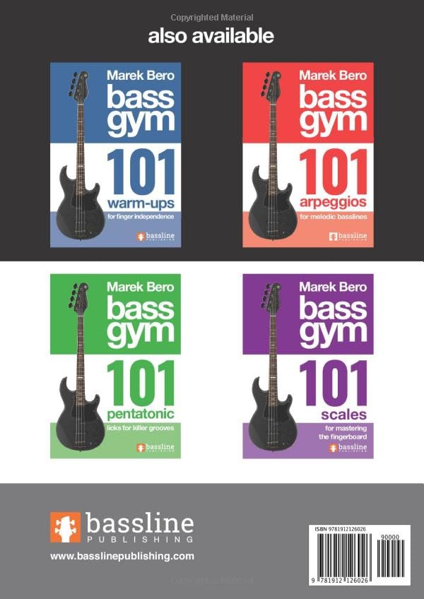 Bass Gym - 101 Jazz Scales for Rockers (Bass Gym Series by Marek Bero)
