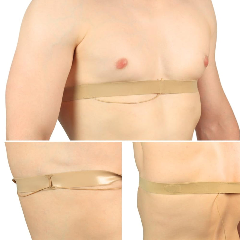 URSA Chest Straps: Low-Profile, Soft, Stretchy & Breathable Transmitter Straps for Location Sound, Theatre, Wedding Shoots & More (Beige) Beige