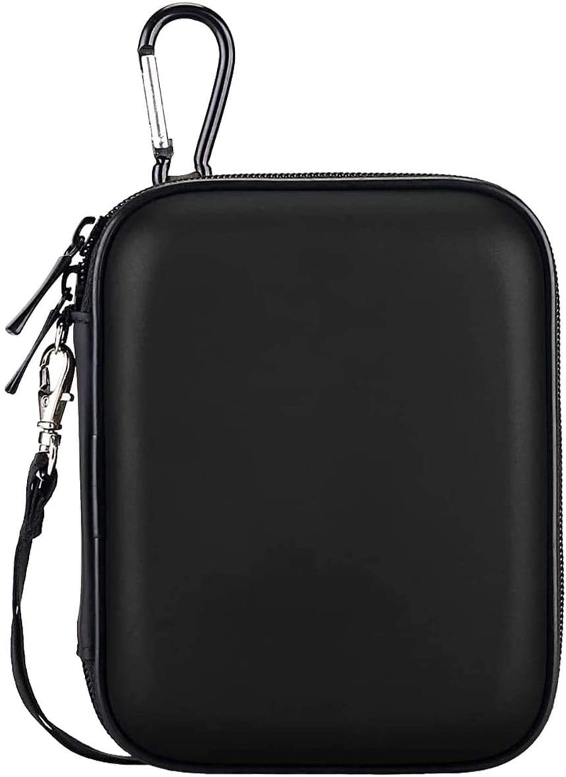 Lacdo Hard Drive Carrying Case for Western Digital WD My Passport Ultra WD Elements SE WD Gaming Portable External Hard Drive 1TB 2TB 3TB 4TB 5TB USB 3.0 2.5 Inch HDD EVA Shockproof Travel Bag, Black