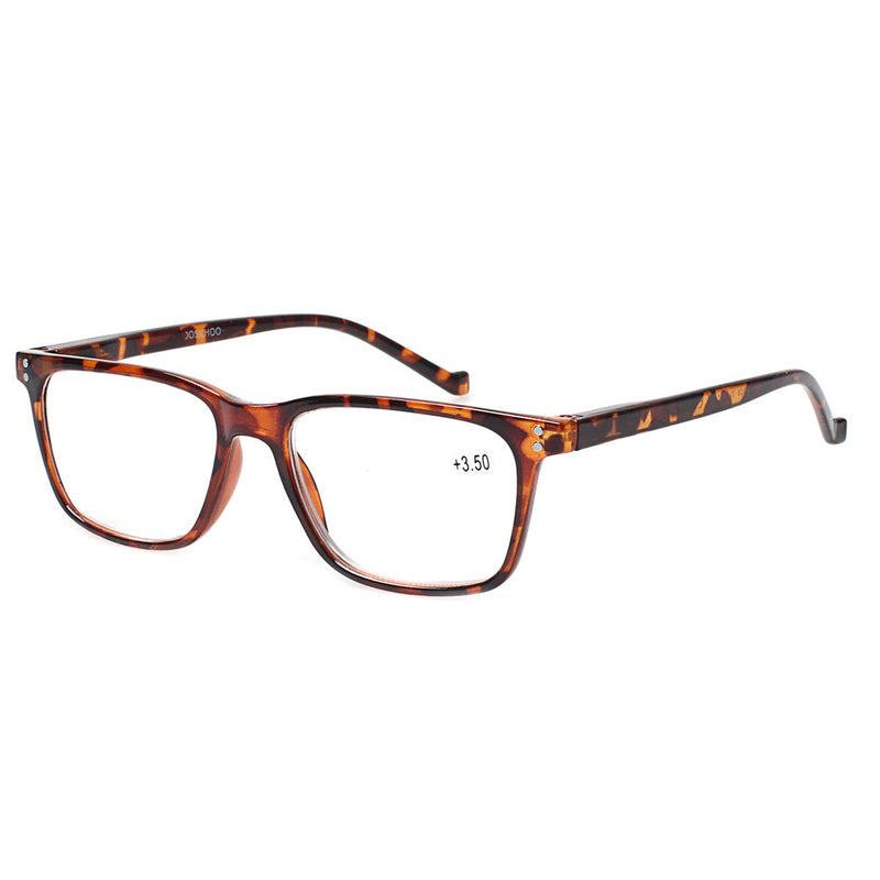 JOSCHOO 5 Pack Reading Glasses Men Women Spring Hinges Comfortable Glasses for Reading (5 Mix, 2.5)Medium 5 Mix 2.5 x