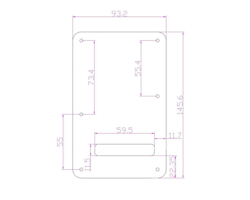 [AUSTRALIA] - KAISH 11 Hole ST/Strat Style Pickguard SSS Pick Guard with ST Back Plate Tremolo Trem Cover for USA/Mexico Stratocaster/Strat Red Pearl 