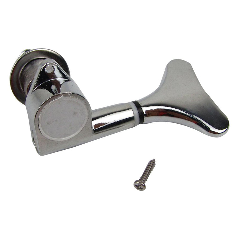 Musiclily 2+2 Sealed Bass Tuners Tuning Pegs Keys 2R2L Machine Heads for 4 String Bass Guitar, Chrome
