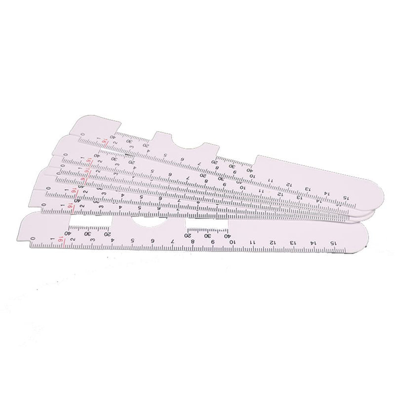 SagaSave 10pcs Optical PD Ruler Plastic Pupil Distance Meter Eye Eye Test Tool