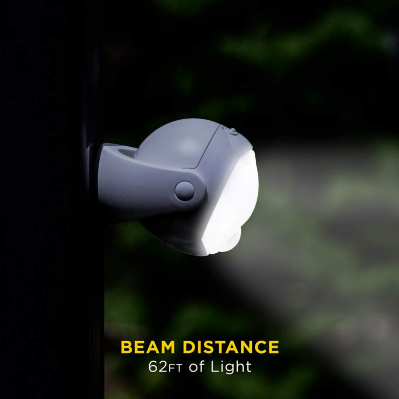 [AUSTRALIA] - Limitless Innovations Lumenology Portable LED Motion Sensor Light Provides 148 Lumens with a 13 ft Detectable Range and Flexible Tripod Base with Magnetic Option – Indoor/Outdoor (Black) Black 