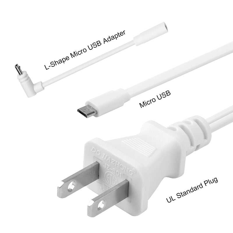 13Ft/4m Charging Cable Power Adapter Designed for Wyze Cam Pan v3, Wyze Cam V4, Wyze OG, Wyze Cam v3 and v3 Pro, No Need for a Charging Head, Suitable for Indoor and Outdoor Use, IP67 Waterproof