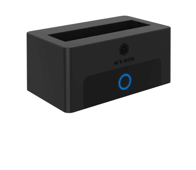 M.2 NVMe & SATA Hard Drive Docking Station, ICY BOX 10Gbps M.2 NVMe SSD Dock for 2.5" & 3.5" HDD/SSD, HDD Docking Station with Single Bay, Compatible with M.2 NVMe/SATA 2.5''/3.5'' HDD SSD