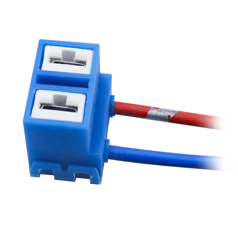Hsthe Sea 5pcs H7 Ceramic Wiring Harness Connector Female Headlight Bulb Lamp Holder Wiring Harnesses for H7 Lamp Housing